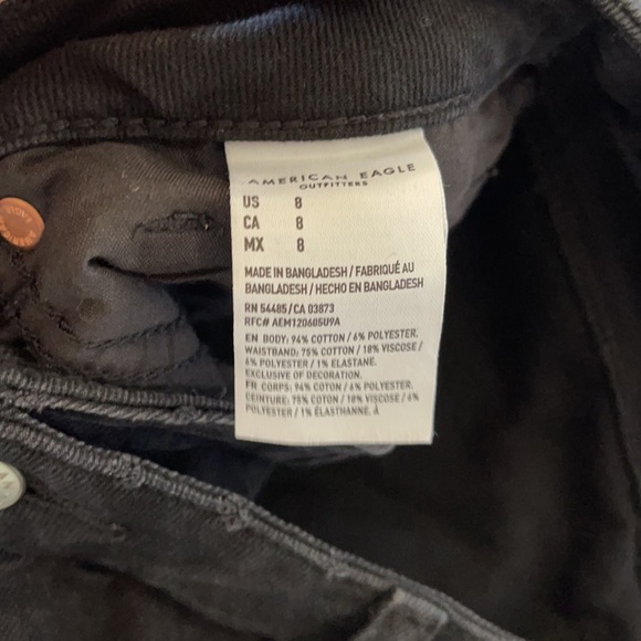 Size 8 High Rise Distressed American Eagle Shorts - Picture 3 of 3